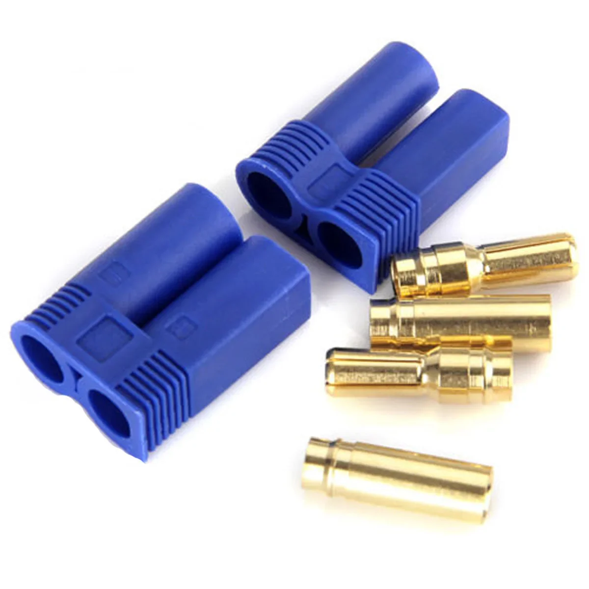 2 Pair Male + Female 5mm EC5 Bullet Connector Plug Adapter Battery for RC FPV Quadcopter Drone UAV Boat Car Helicopter Toys