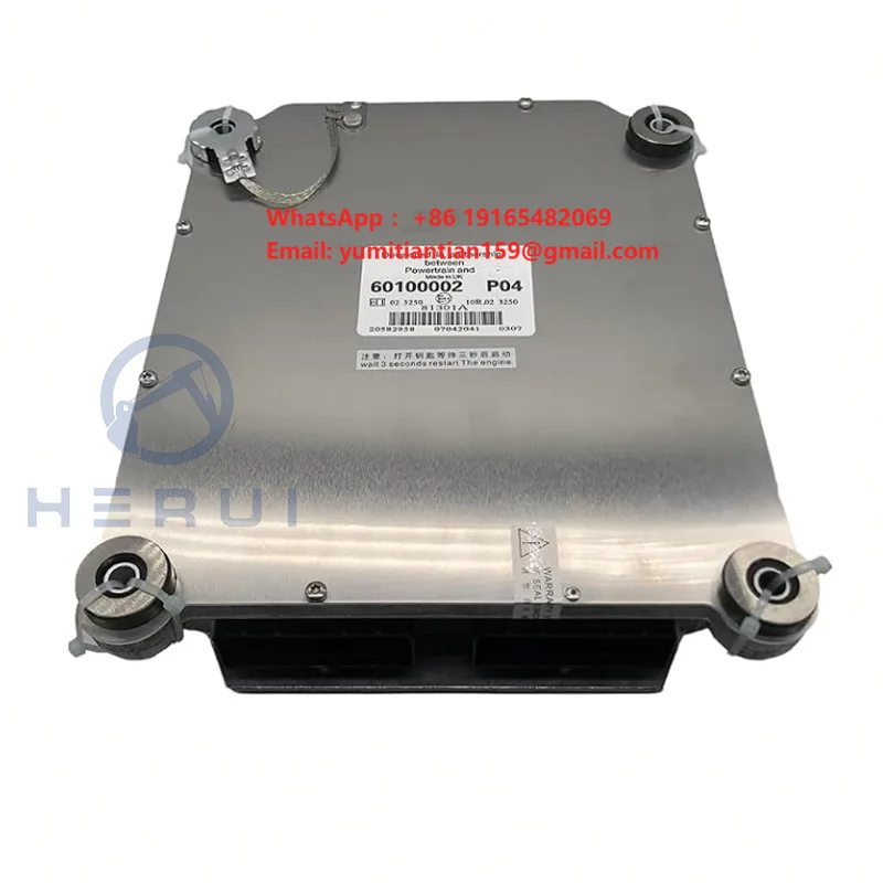 60100002 ECU Controller Computer Board for EC210B EC240B EC290B Excavator D6D D7D Engine Original New Replacement Spare Parts