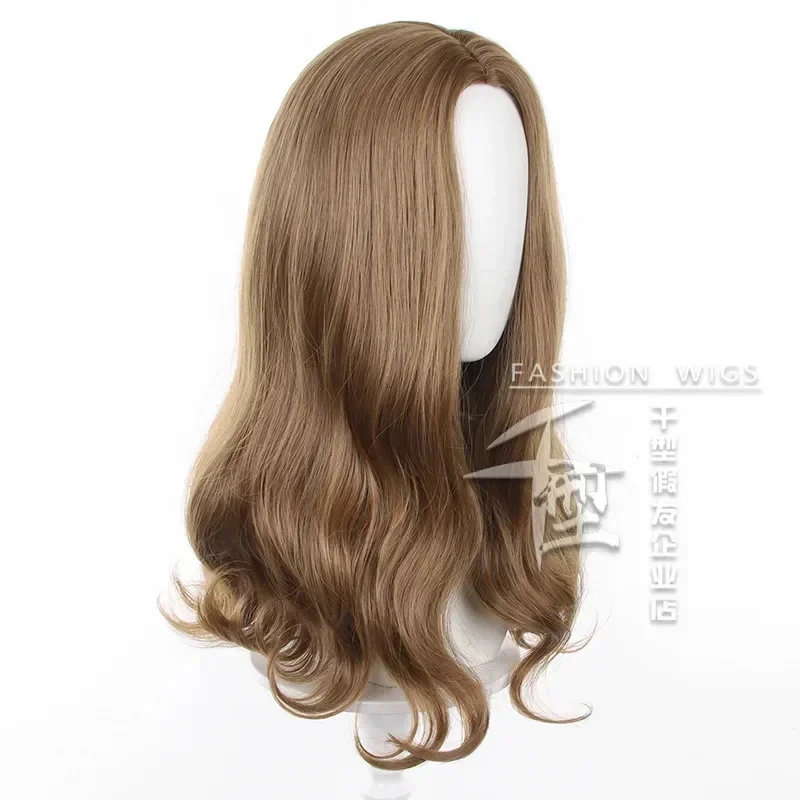 

ER1KGame Identity V Psychologist Ada Mesmer Cosplay Brown Hair Long Wig Heat Resistant Synthetic Wigs5H[[