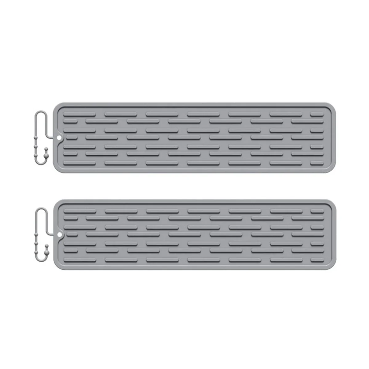 Dishwasher Safe Silicone Drying Mats Bundle for Easy Maintenance Features Non Slip Design to Keep Items Secure During Use