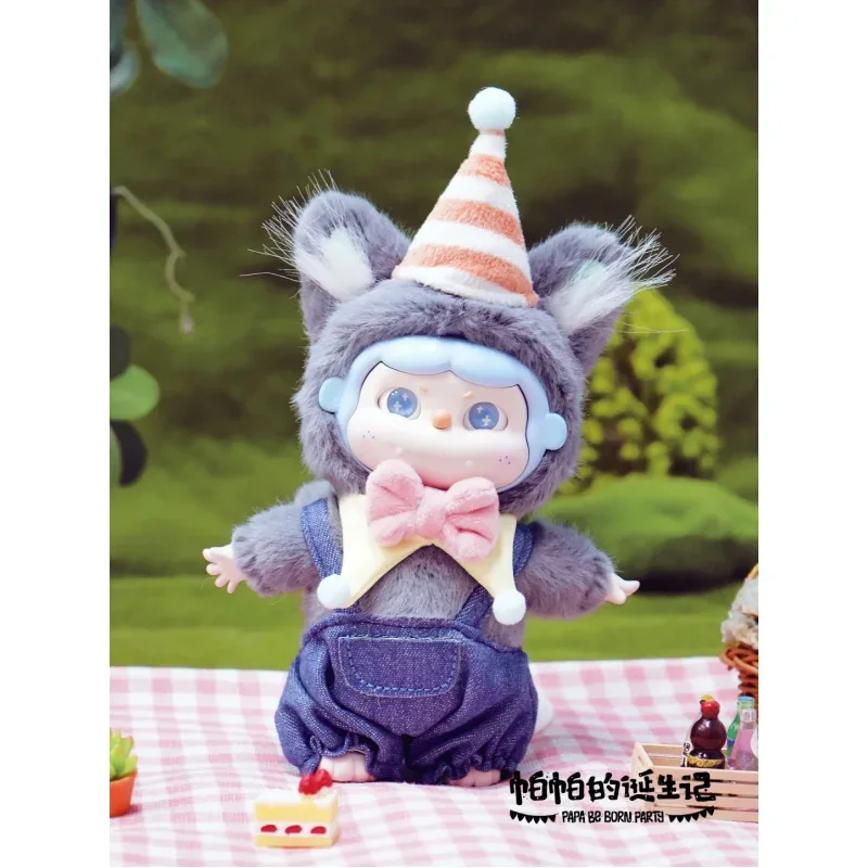 Caja ciega de peluche de la serie Papa Be Born Party, juguetes Kawaii, figura de acción de Anime, Caja Caja sorpresa, caja misteriosa, muñecas, regalo para niñas