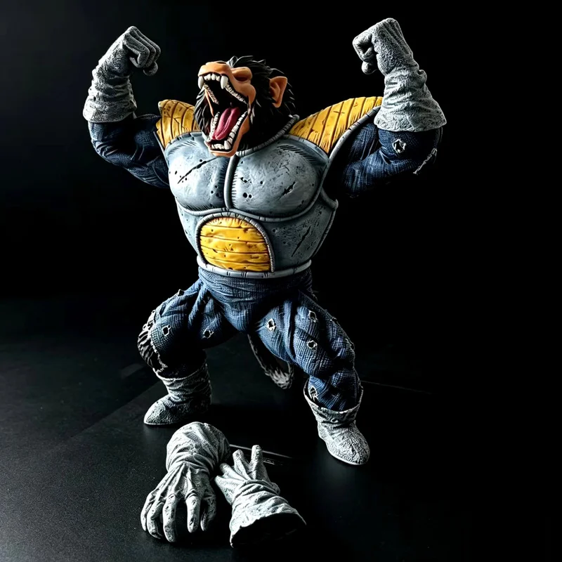 Auf Lager Dragon Ball Vegeta Great Ape GK Statue mit Austauschbaren Händen Anime PVC Actionfigur Modell Desktop-Dekoration für Erwachsene
