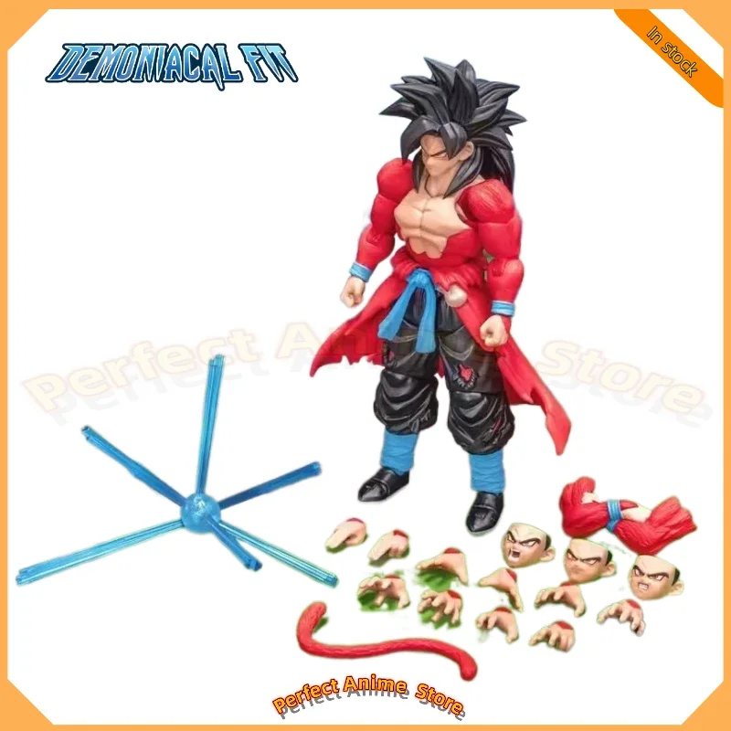 

В наличии Demoniacal Fit Dragon Ball Z SHF Super Saiyan 4 GT SSJ4 Untamed Power Time Ranger Son Goku Аниме Фигурка Модель