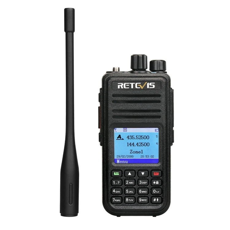 

RETEVIS RT3S 136-174MHz + 400-480MHz 3000CH Handheld DMR Digital Two Way Radio Walkie Talkie