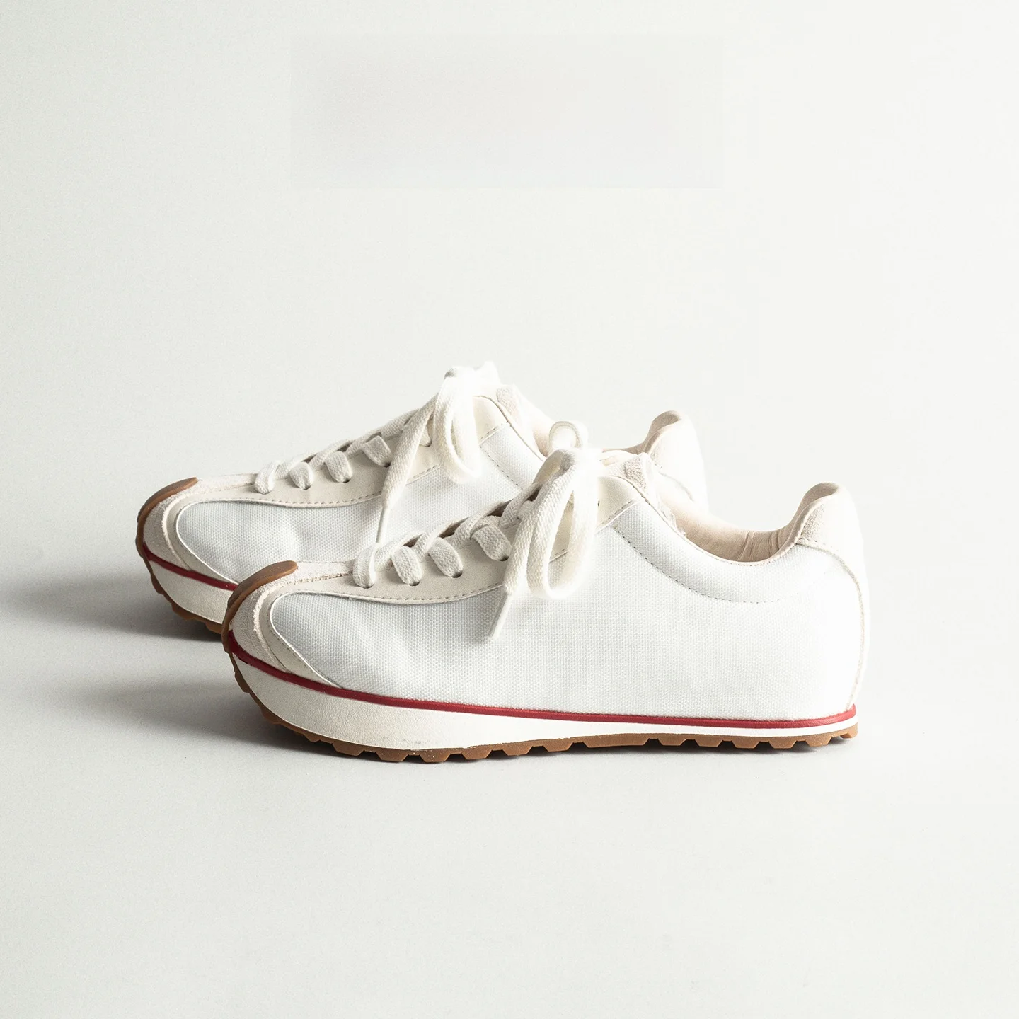 

Women's Retro Mango Head Deqin Shoes Spring 2026 New Color Block Casual Sports Shoes Increased Height Inner Leisure All-Match