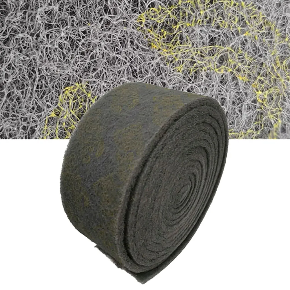 

High Temperature Resistant Scouring Pad 2 75Inch Width 18 7ft Length Perfect for Industrial Grinding and Polishing