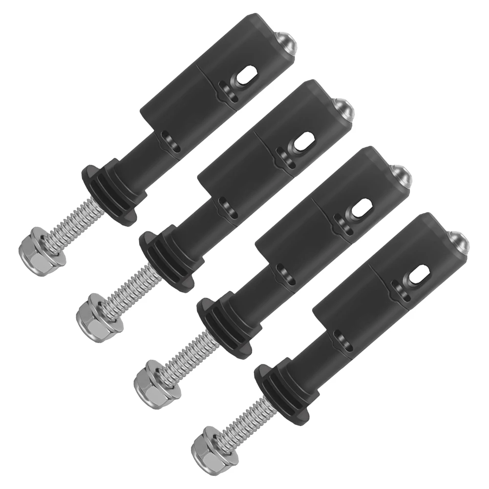 4Pcs Recovery Tracks Bracket Set Lockable Safety Traction Board Mount Theft-proof for MaxTrax MKII Recovery/Traction Boards