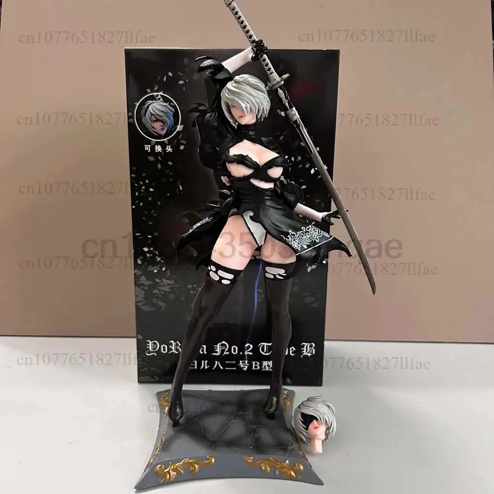 Play Arts NieR: Automata Type B 2B Deluxe Edition 1475 YoRHa Automata 2B & Machine Lifeform Figuur Nr. 2 A2 Gril Action Figure Speelgoed