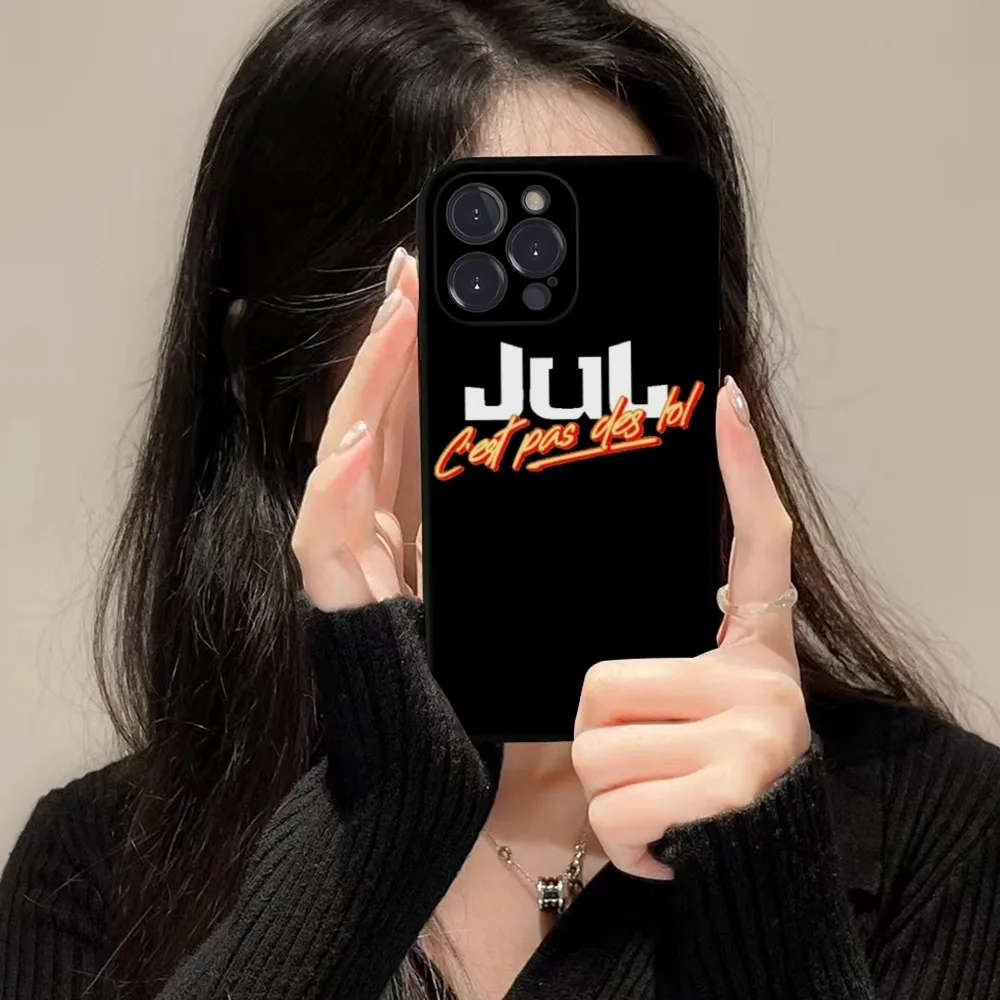 JuL C'est Pas Des Lol   Silicone Soft for iphone 15 14 13 12 11 Pro Mini XS MAX 8 7 6 Plus X XS XR Cover