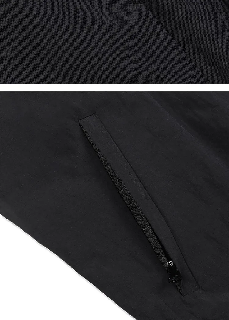 Jinx Team Schwarze Jacke Unisex Windjacke Sportmantel Männer Frauen Lose Track Activewear Langarm Top Stickerei Y2k Outer – Detail 9