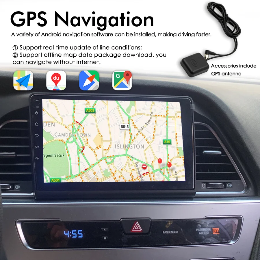 8+128G Car Radio 2Din Android 13 Touch Screen Multimedia Video Player For Hyundai Sonata 7 LF 2015 GPS Stereo Carplay Head Unit