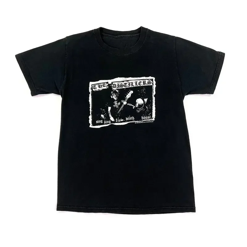 THE DISTILLERS Sing Death House 2002 T Shirt Black S 5XL LI1047