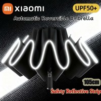 MIJIA XIAOMI Umbrella Reflective strip Windproof With Reflective Stripe Reverse Automatic Fold Umbrella UV Umbrella For Sun Rain