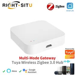 Gateway Hub Multi modalità Wireless Tuya Zigbee per l'automazione domestica intelligente per dispositivi Zigbee tramite Smart Life