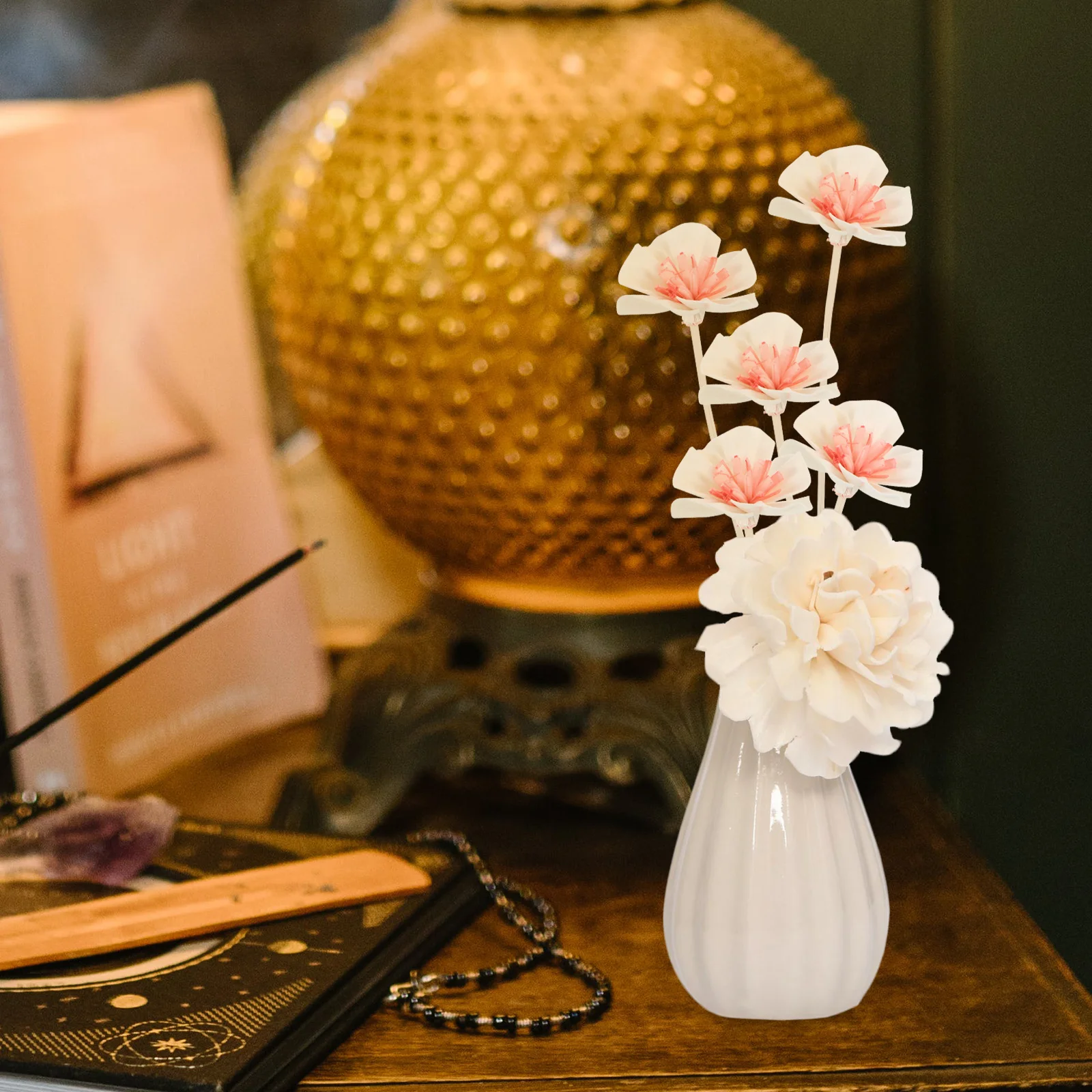 

5Pcs Aroma Bottle Flower Diffuser Sticks Mood Enhancing Natural Fragrance Home Decor Essential Oil Diffusers Diffuser Sticks