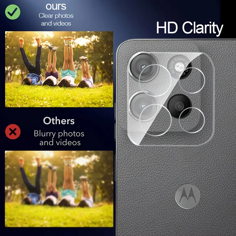 2pcs 3D 9H tempered glass lens film, suitable for Motorola MOTO G67 POWER G100 2025 G86 camera lens protection cover view 5