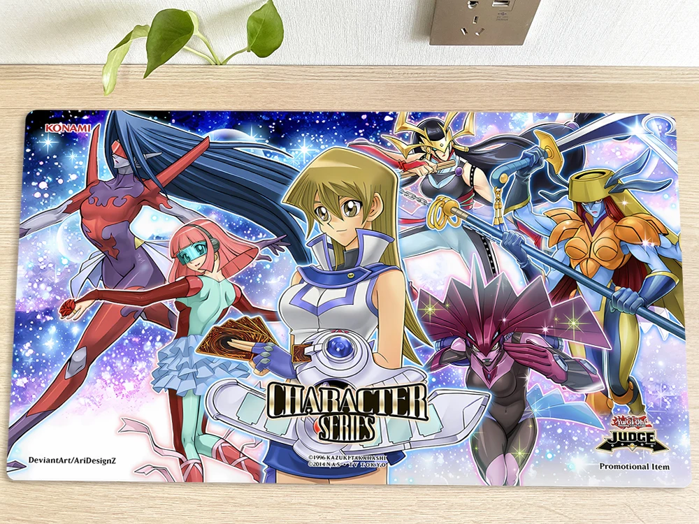 YuGiOh Table Playmat Alexis Rhodes TCG CCG Mat Trading Card Game Mat Mouse Pad Desk Gaming Play Mat Mousepad Free Bag