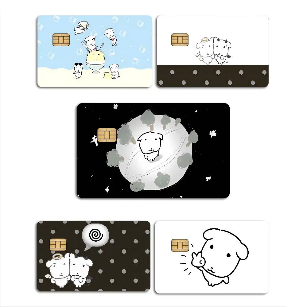 G-Ganadi Credit Card Skin Stickers for VISA Bank Card Transportation Card Waterproof Sticker Anti-scratch Women Gift