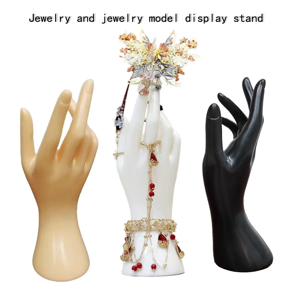 New Jewelry Display Hand Model  Watch Bracelet Display Stand Sketch Decoration Art Photo Ring Organizer Woman Colors 