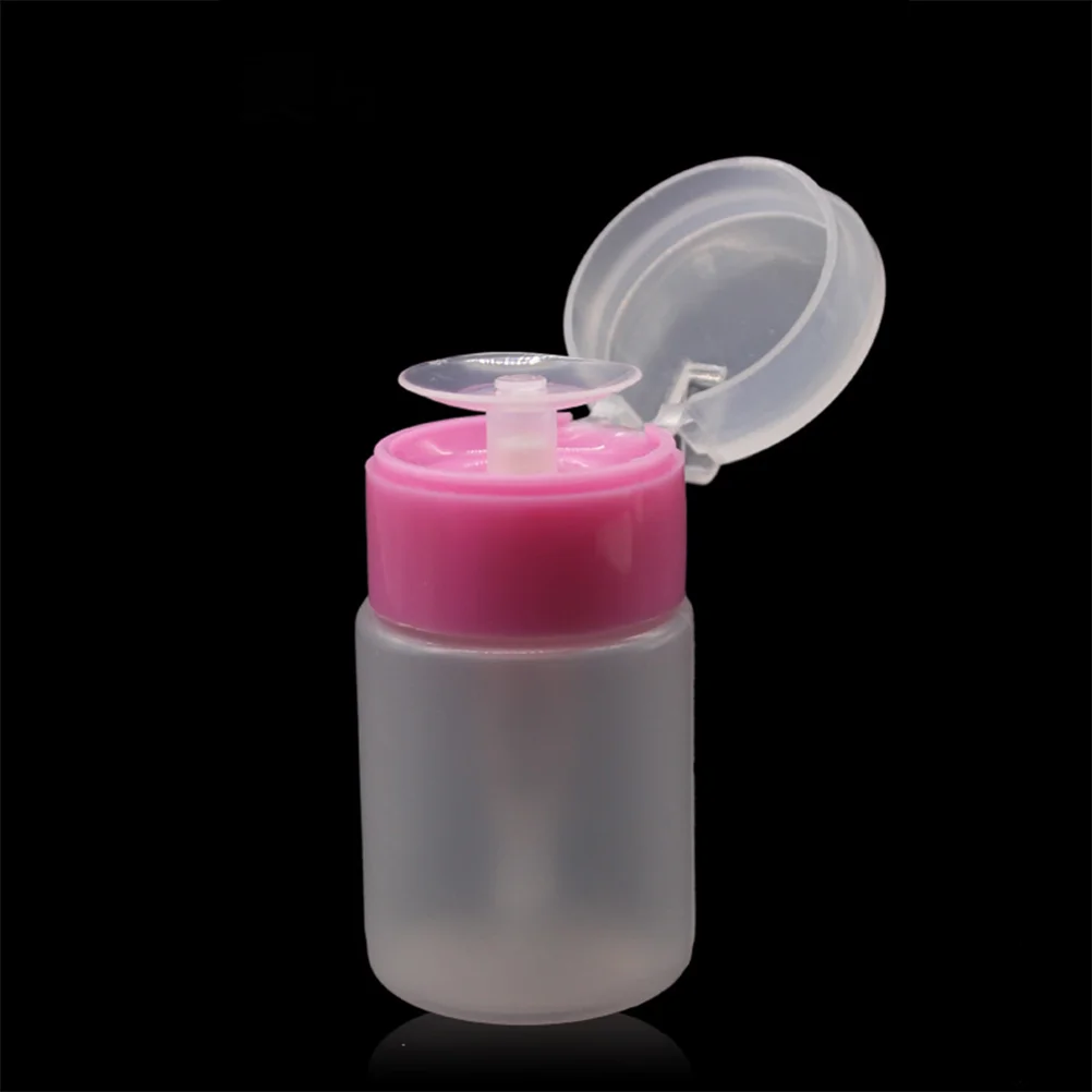 4 Pcs Multifunctional Bottles Portable Refillable Dispensers Nail Makeup Empty