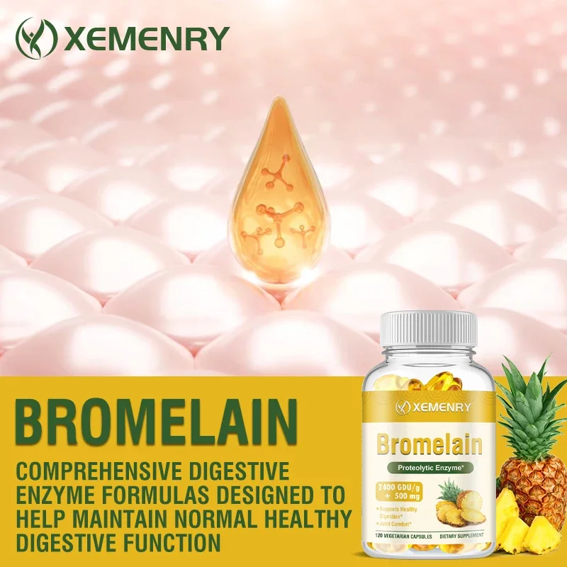 Capsule di Bromelina: integratore di enzimi digestivi e sostegno articolare