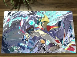 YuGiOh ZEXAL Kite Tenjo TCG Mat Trading Card Game Mat CCG Playmat Anti-slip Rubber Mouse Pad Desk Play Mat Free Bag 60x35cm