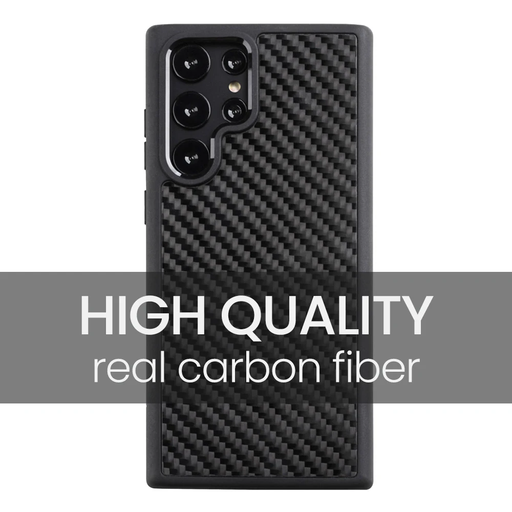 

3K саржевое углеродное волокно из кованого углеродного волокна для Samsung S25 S24 S23 S22 S21 Ultra S24FE S23FE S24+ S23+ Plus, чехол с MagSafe