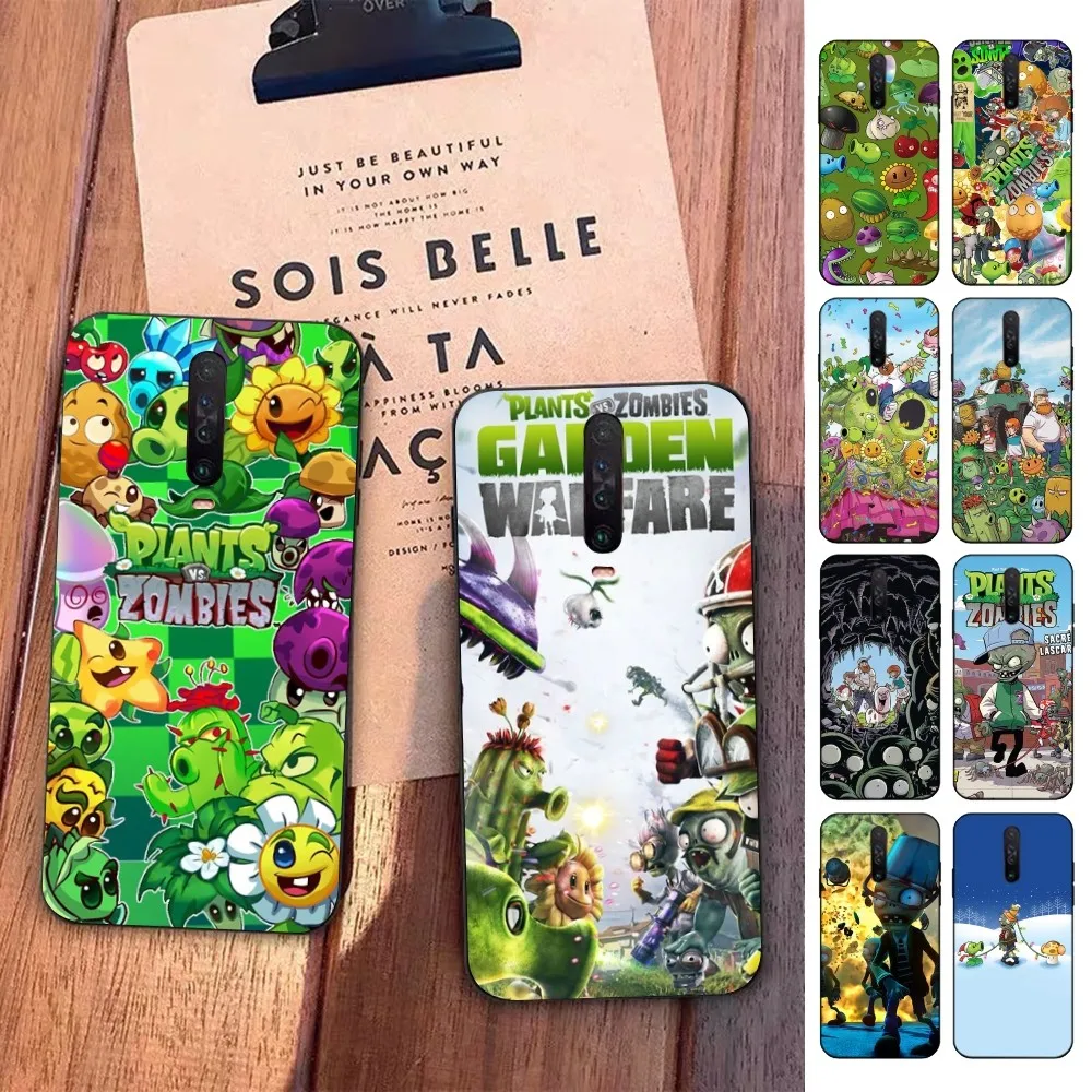 Game P-Plants V-Vs Z-Zombies Phone Case For Redmi 5 6 7 8 9 10 plus pro 6 7 8 9 A GO K20 K30 K40 pro plus F3 Fundas