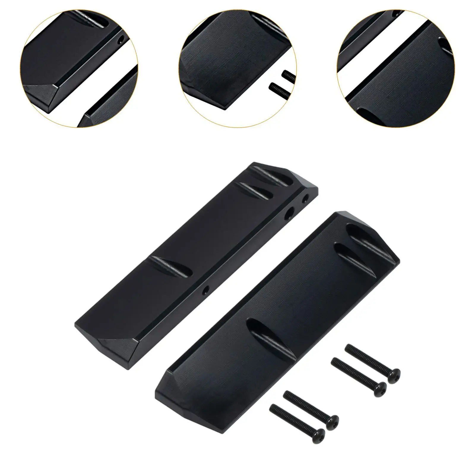 1/18 RC Crawler Rock Sliders Pom Chassis Guard ESC Batterie Empfänger Elektronik Fach Batterie Halterung Seitenplatte für TRX4M