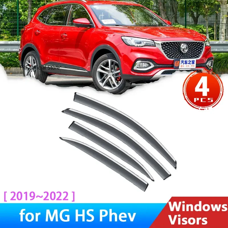 

Deflectors for MG HS 2021 MGHS 2022 Ehs Phev 2020 2019 AS23 Plug-in Accessories Car Side Windows Visors Rain Eyebrow Guards Sun