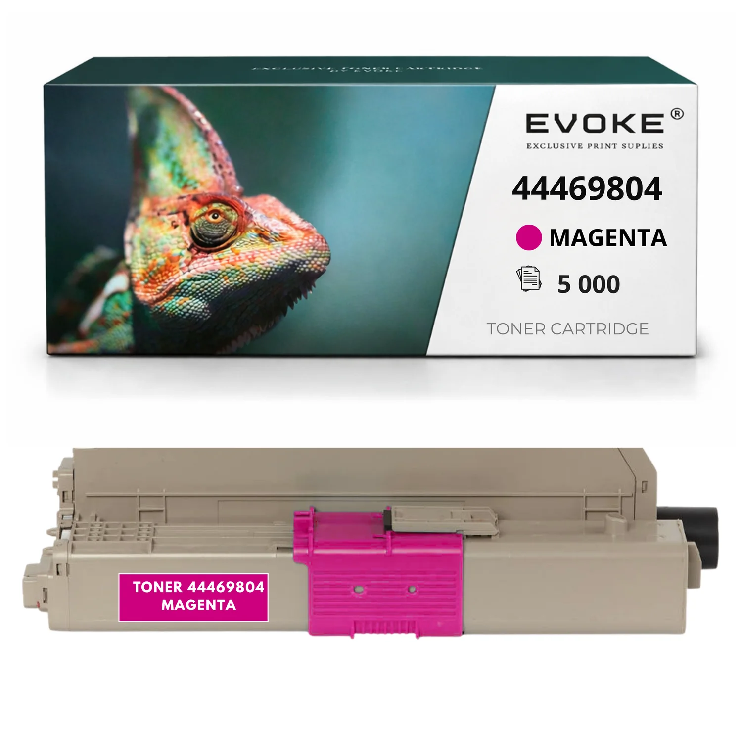 Evoke compatibele toner voor Oki Mc561Dn/C530Dn Mc561Dn/C530Dn 44469723 Magenta 5000 pagina's C510Dn C511Dn C530Dn C531Dn Mc561 Mc562Dn