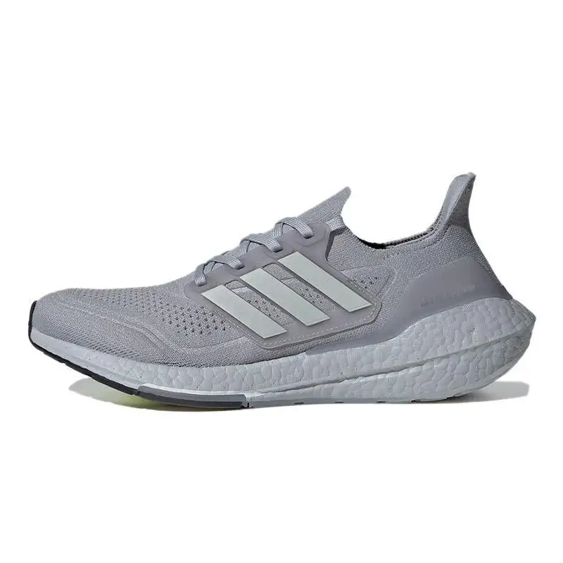 adidas Ultra Boost 21 Halo Silver Sneakers shoes FY0432