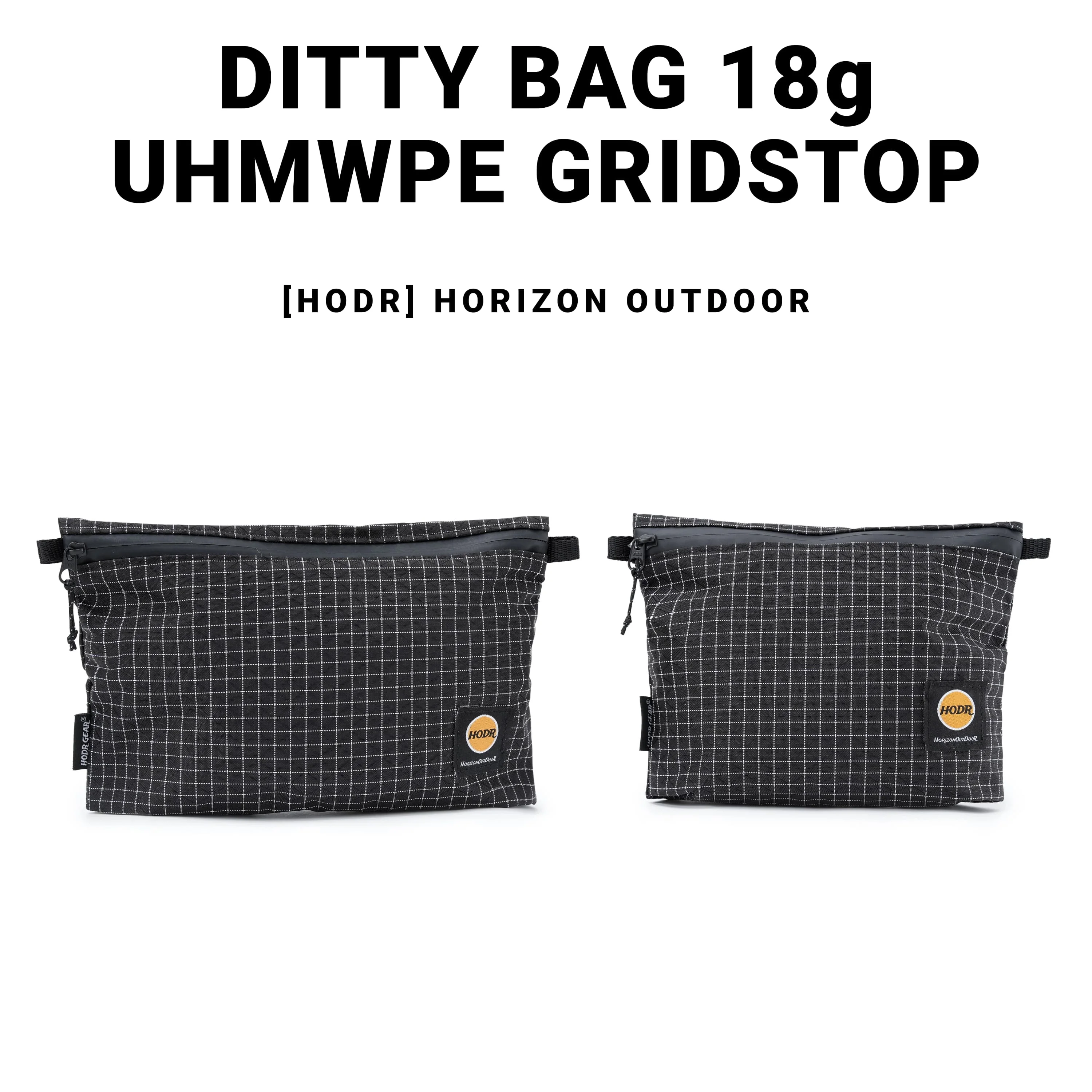 

[HODRGEAR] Сверхлегкая сумка-органайзер Ditty Bag из ткани Grippstop UHMWPE 210D, 18 г, для хранения, путешествий, аптечки и паспорта