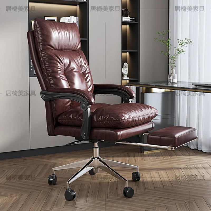

-*Fancy Relax Office Chair Recliner Armpad Comfy Room Computer Office Chair Swivel Modern Cadeira Para Escritorio Furniture