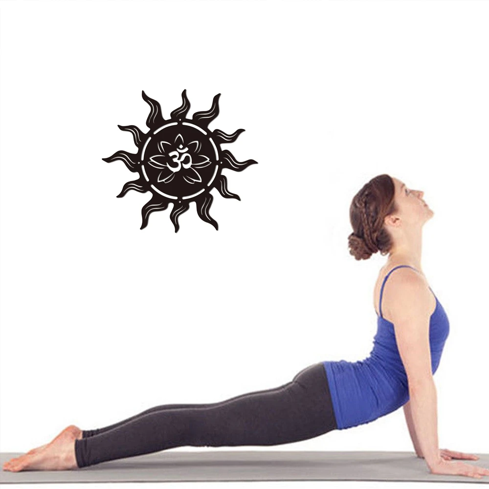 Металлические плакаты Sun sunshine для йоги, студийный декор, железные настенные знаки