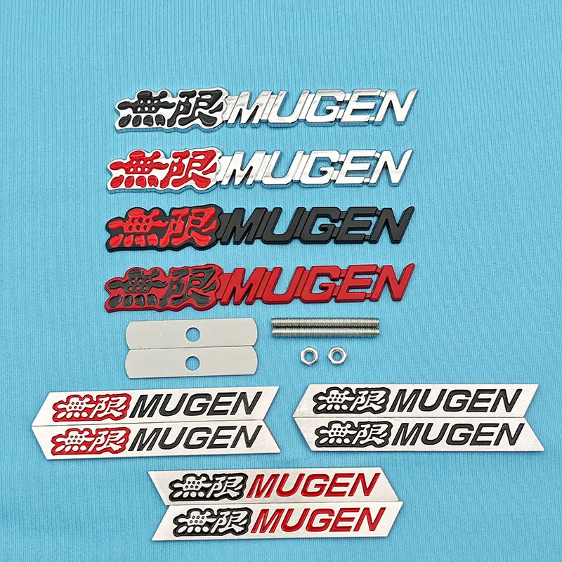 ثلاثية الأبعاد معدن الألومنيوم موغن شعار سيارة الخلفي الجذع ملصق الجبهة مصبغة شعار الحاجز الجانب شارة لهوندا سيفيك أكورد CRV صالح #1