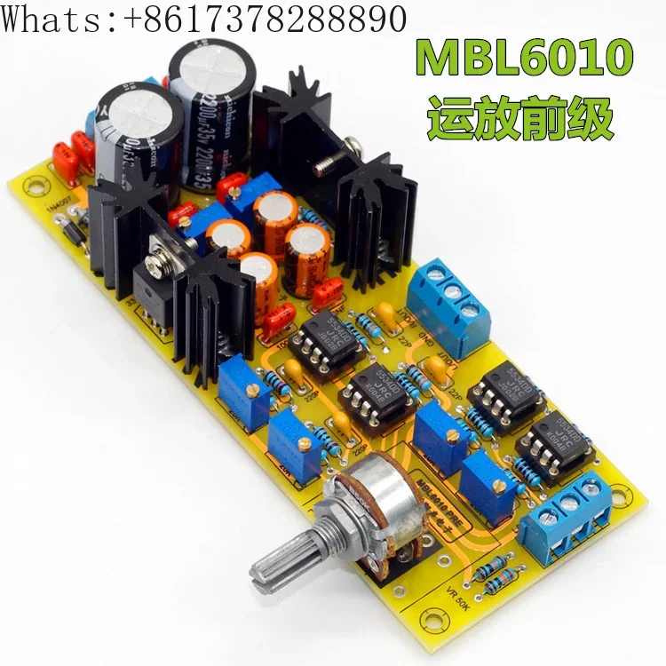 MBL6010 Power Amplifier Pre-finished Board DIY Op Amp Pre-stage PCB 5534 Enthusiast Pre-stage Kit