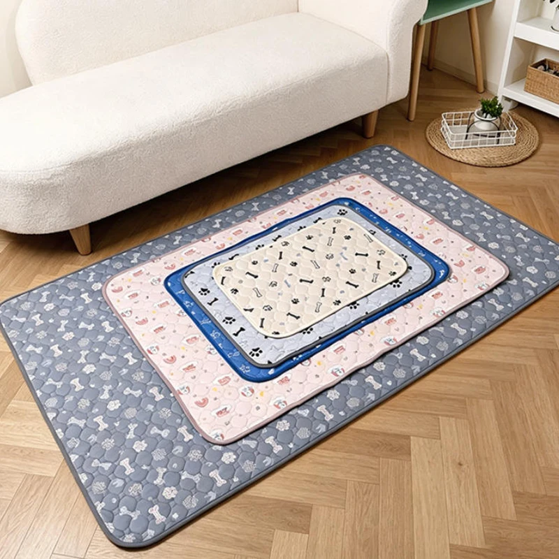 Dog Pee Pad Reusable Washable Dog Urine Mat Car Seat Floor Sofa Waterproof Absorbent Puppy Cat Training Diaper Mat Pet Supplies