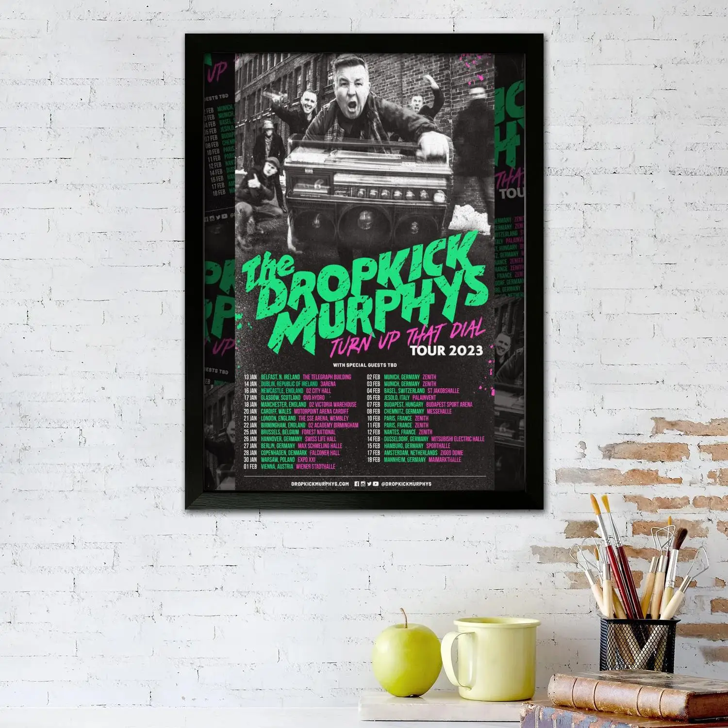 Dropkick Murphys Canvas Art Poster and Wall Art, Picture Print, Modern Family Bedroom Decor,Decorative painting