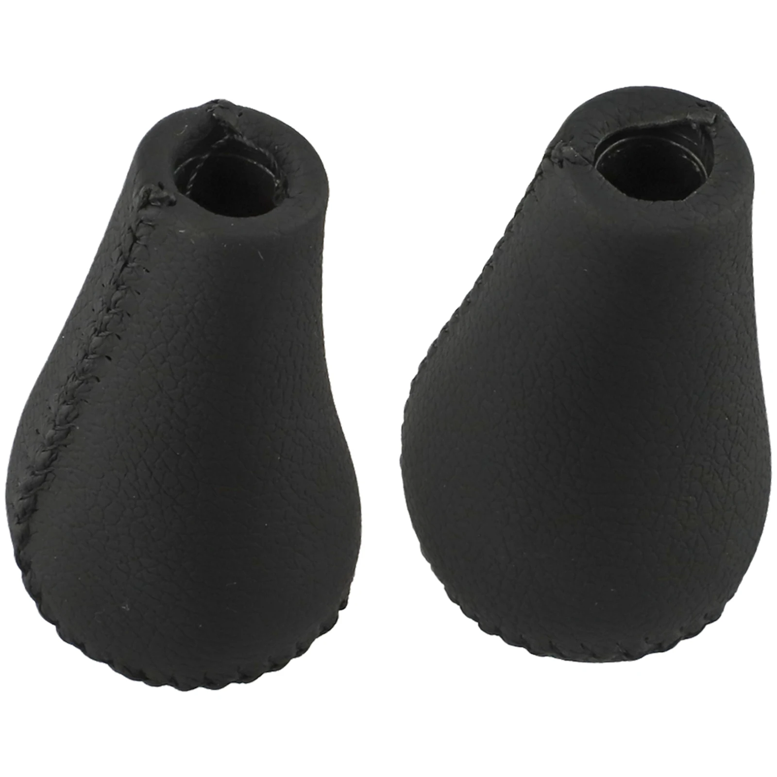 Set of Leather Gear Shift Knobs for Nissan Patrol GU Y61 Y62 Includes Transfer Case Knob with OEM Compatibility