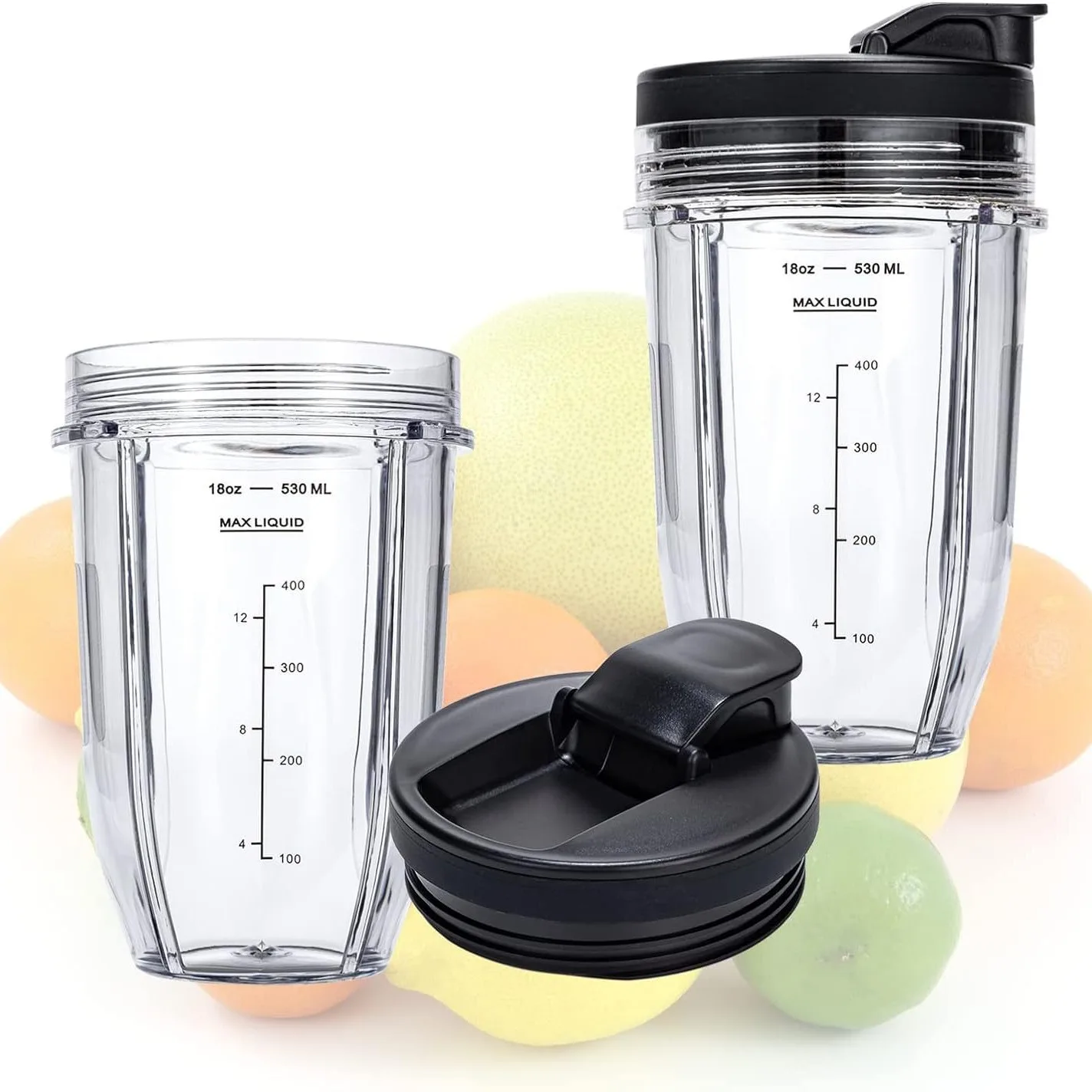 Vaso de Repuesto de 24 oz para Licuadora Nutri Ninja BL480 BL490 BL640 BL641 BL642 BL491, Piezas de Repuesto para Licuadora