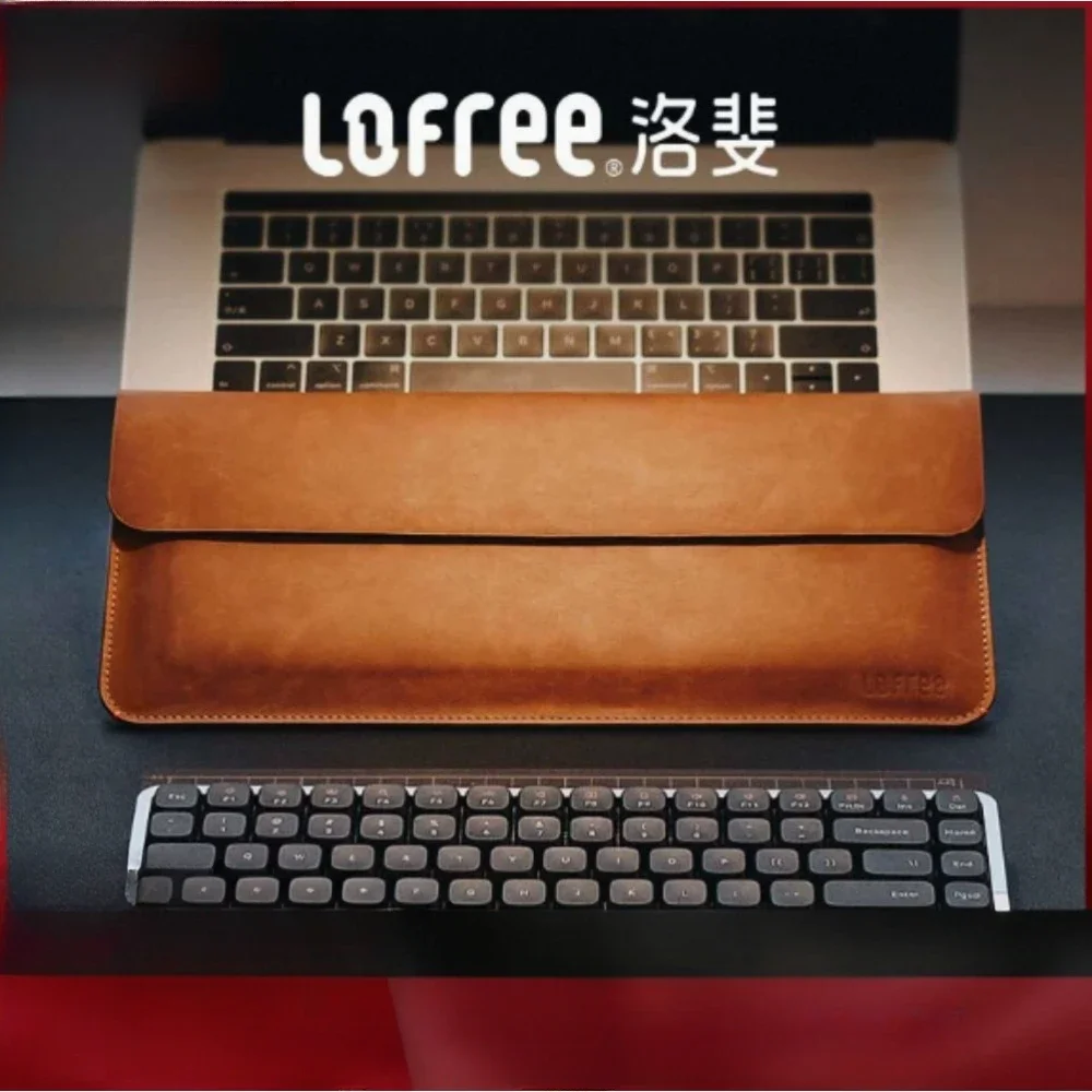 Lofree Mechanical Keyboard 75% Bag Storage Cover Protect  Leather for Dwarf Shaft Profile EDGE84 Flow Portable Wear Resistant PU