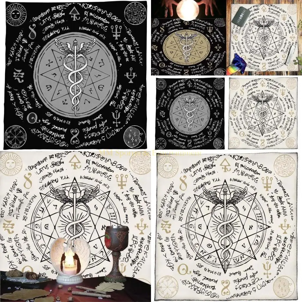 

31be tarots card скатерть алтари ткани Maces Astrogys Tablecloth Decors