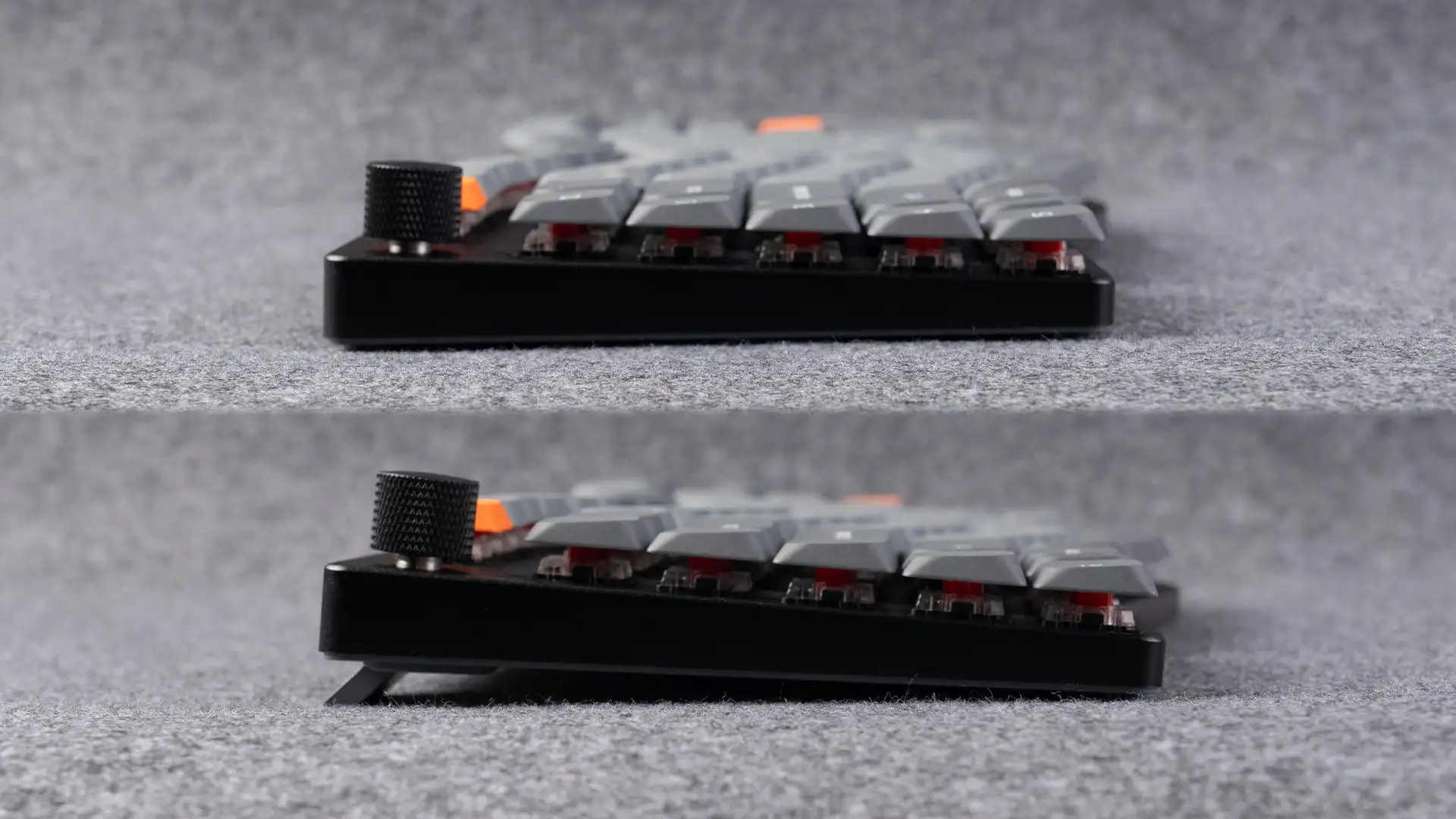 Imagem -04 - Max sem Fio Personalizado Teclado Mecânico Perfil Baixo Interruptor Gateron Rgb Backlight Qmk Alice Layout Keychron-k15
