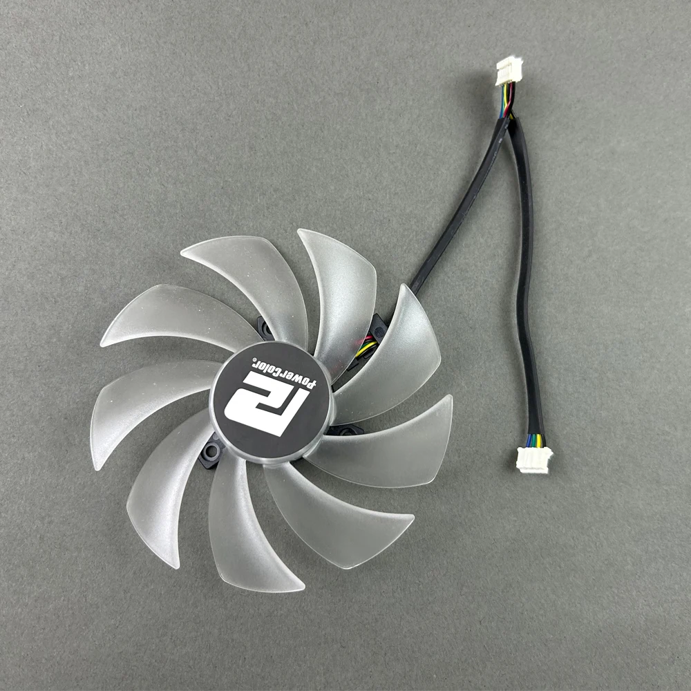 لتقوم بها بنفسك مروحة التبريد 95 مللي متر 4pin FD10015H12D RX6600XT 6650 GPU مروحة ل Powercolor RX 6650 6600 XT 7600XT Hellhound بطاقة الرسومات مروحة