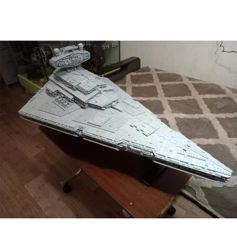 

MOC-9018Индивидуальный космический линкор, строительные блоки, модель 15310 деталей, MOC, креативные строительные блоки для мальчиков и детей на день рождения, игрушка в подарок