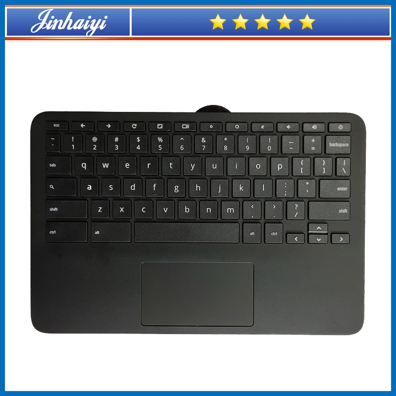 

Laptop Upper cover case for HP Chromebook 11 G9 EE palm rest shell keyboard touchpad M47382-001