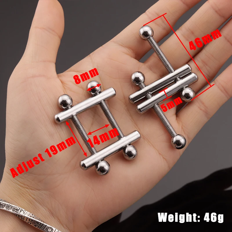 BDSM Adjustable Metal Nipple Clamps Bondage Sex Erotic Nipple Clip Sexy Lgbt Accessories Pinzas Pezones Adult Games Sex Shop 18