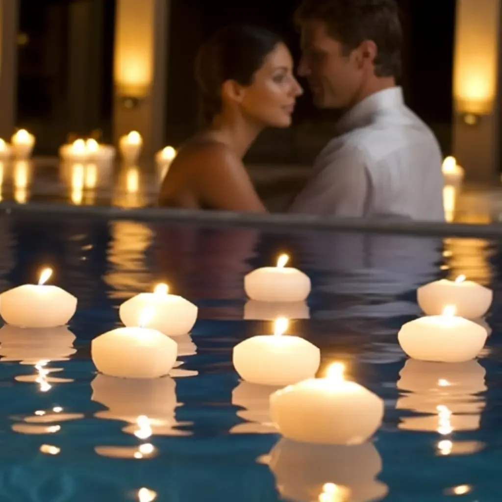 Bulk Pack 20-100pcs Unscented Floating Candles 1.7 Inch Diameter Wedding Centerpiece Decorations 4 Hours Burn Time Pool Lights