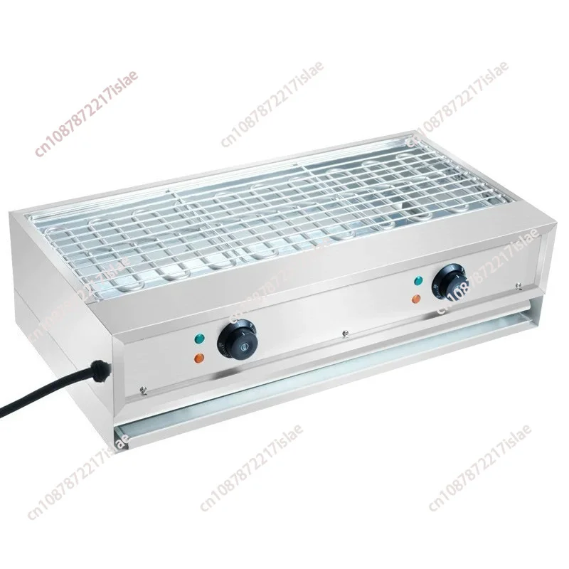 

Household Commercial Smokeless Electric Griller Auto Temp Control Cooking Tool